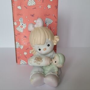 Vintage Precious Moments Clown Baby Collector Porcelain Collectible Figurine